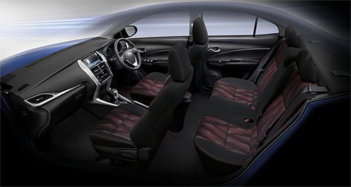 Toyota Ativ Interior seating area
