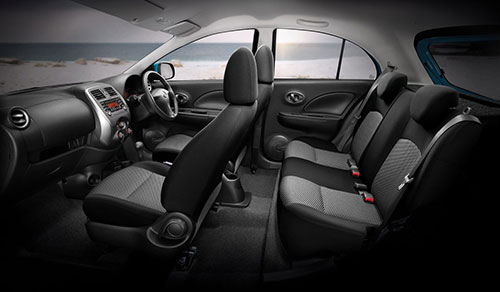 Nissan Almera Trunk space