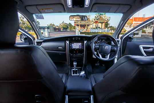 Toyota Fortuner Driver Cockpit
